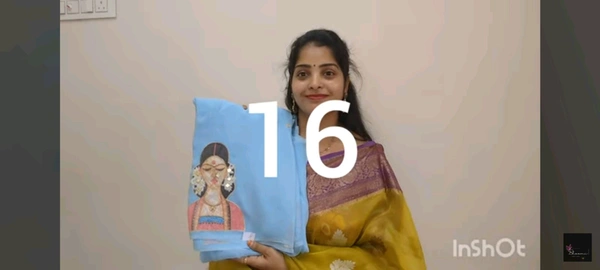 Soft Organza Saree With Face Work - French Pass