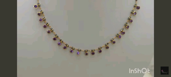 Black Diamonds With Amethyst(Violet) Drops - VZ