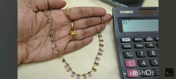 Black Diamonds With Amethyst(Violet) Drops - VZ