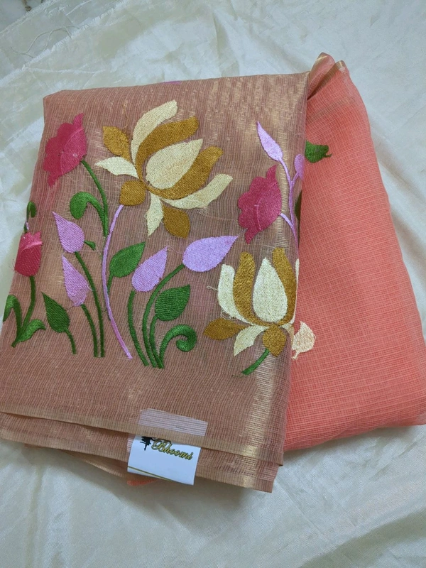 pure cotton kota - Web Orange