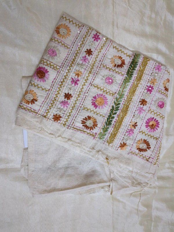 Hand Work Blouse - White