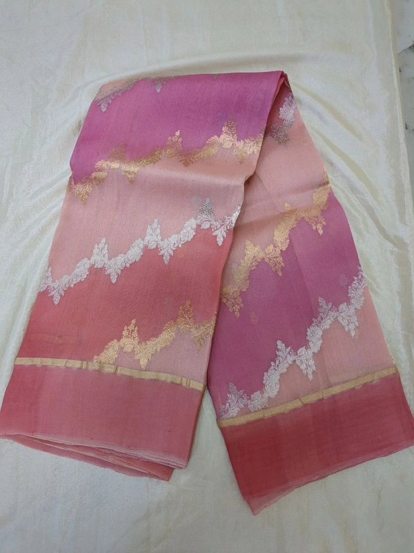 Organza Handloom Rang Cotton - Amaranth