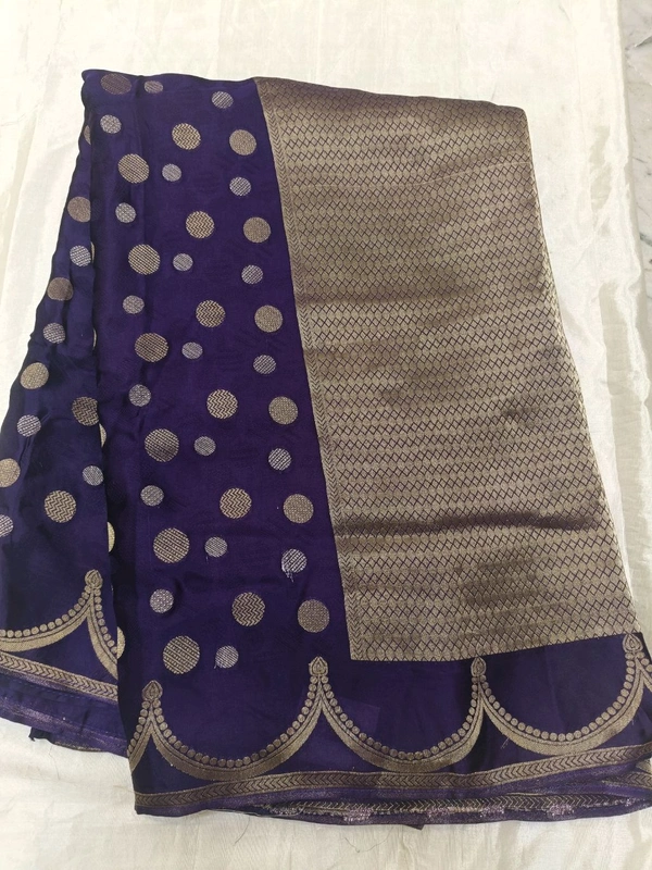 PURE MASHRU SILK - Pigment Indigo
