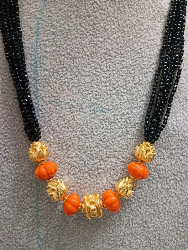 Spinnels With Coral And Nakshi Beads - Delivery Time 15 working Days