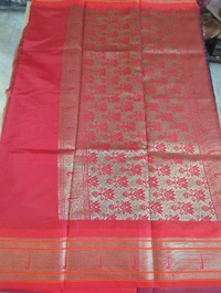 Semi Benarasi Silk - Pigment Indigo