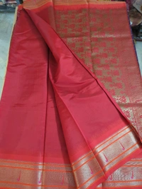 Semi Benarasi Silk - Pigment Indigo