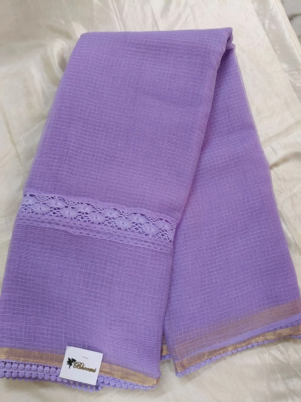 pure cotton kota - purple