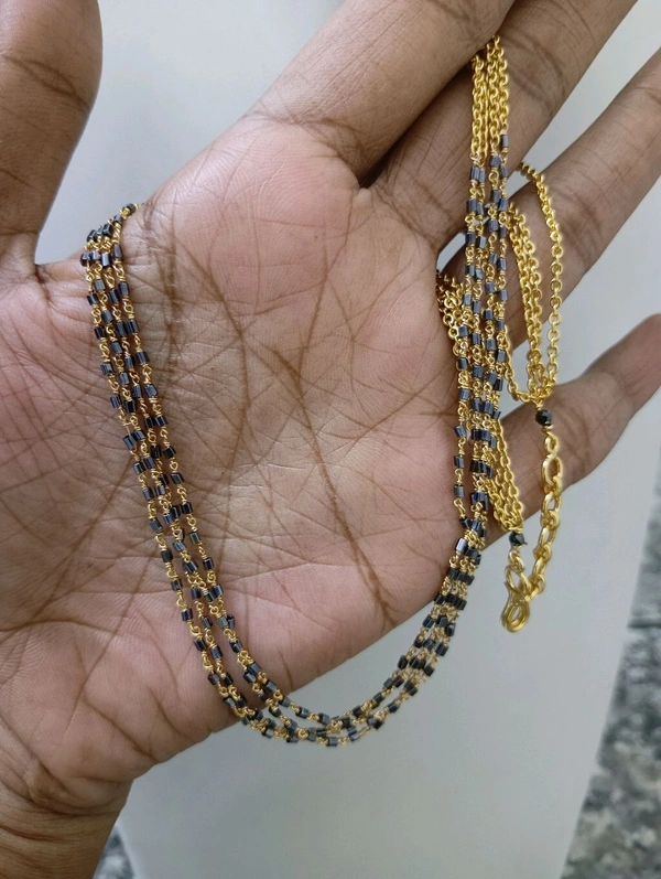 Black Pipe Beads With Kattutheega 