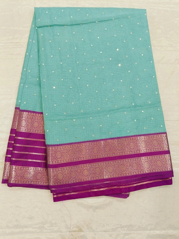 Silk Kota Mirro - Fountain Blue