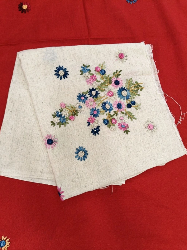 Hand Work Blouse  - White