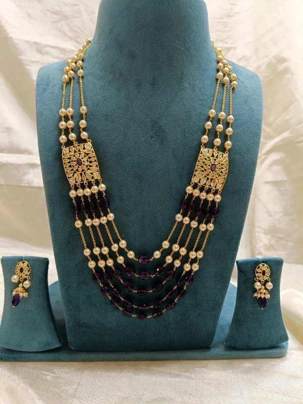 Real Amethyst Beads Set
