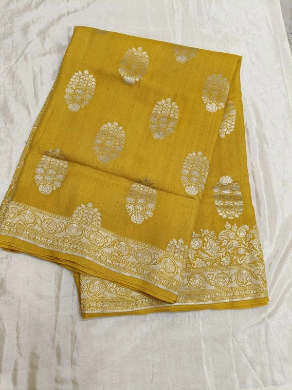 Pure Handloom Tisser - Gold