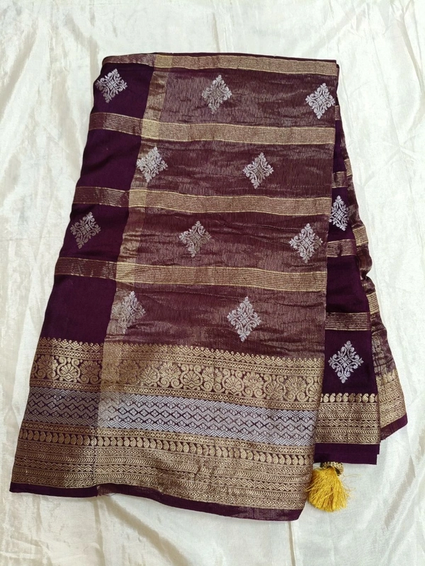 Dola Silk - Maroon