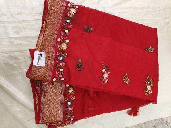 Zaree Tissue Work - Red