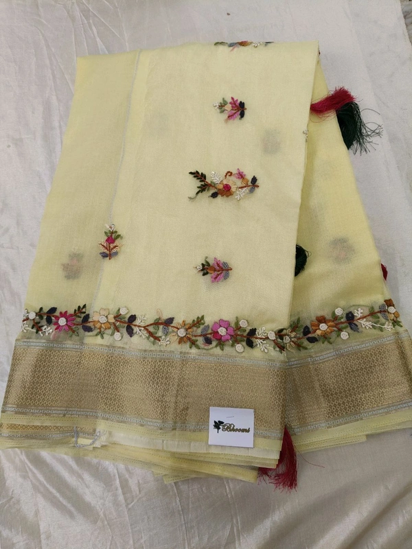 Zaree Tissue Work - Yellow
