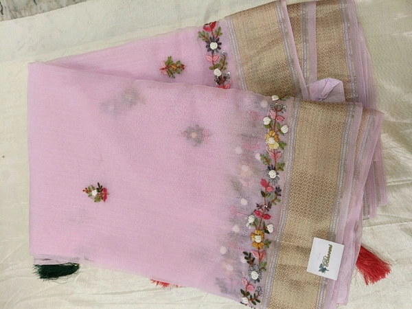 Zaree Tissue Work - Blush Pink