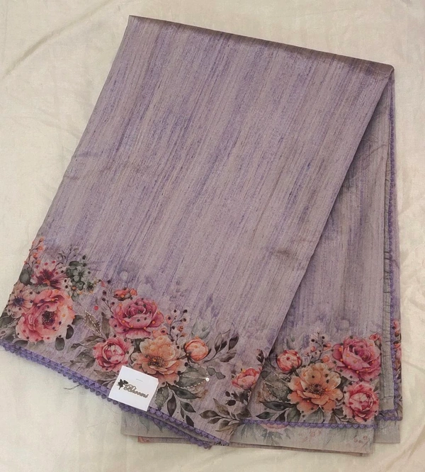 Tusser Work - Electric Violet