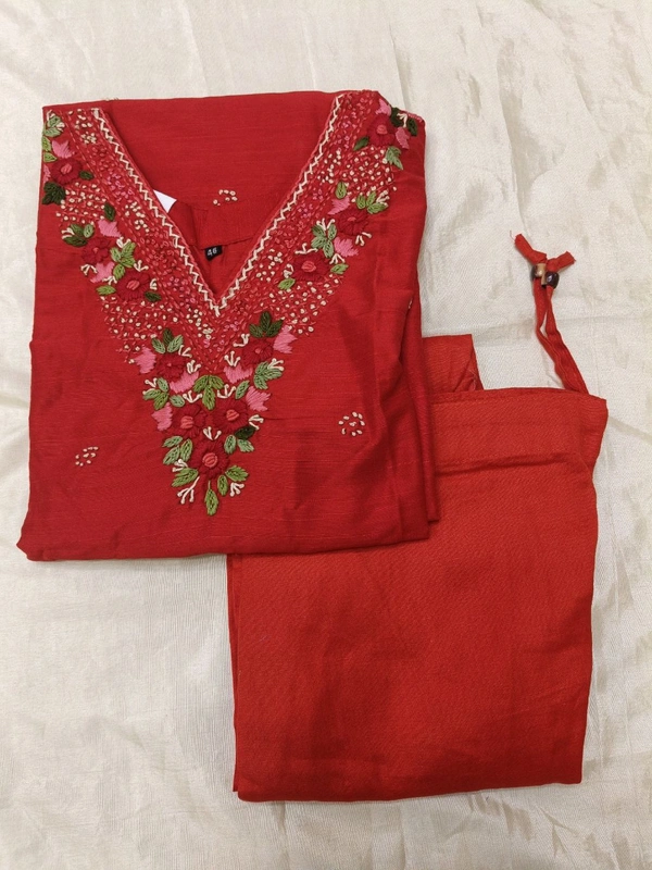 Pure Dola Handwork - Red, 46-3XL