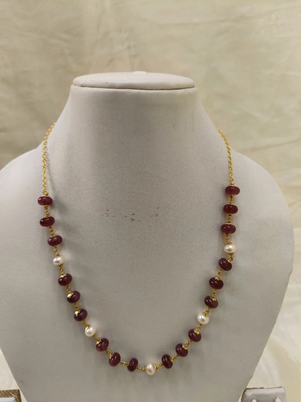 Pearls Chain - Purple
