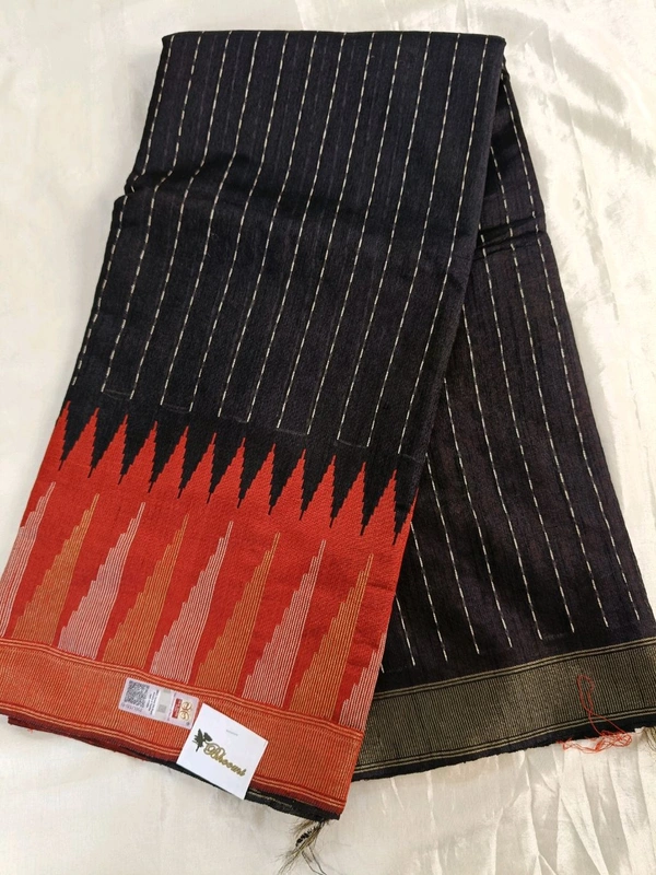 Pure Rawsilk Silk  - Black