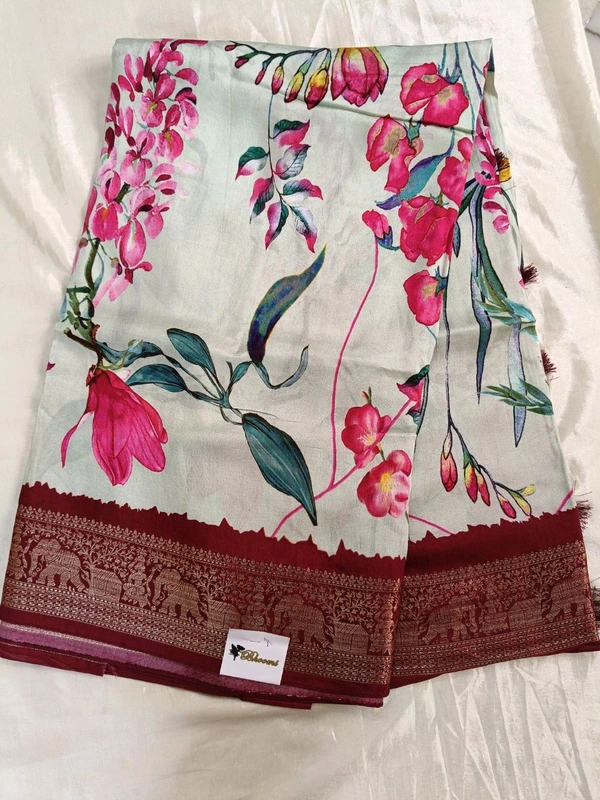 Dola Crepe Digital - mint elephant 14