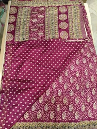 soft silk kantha - pink