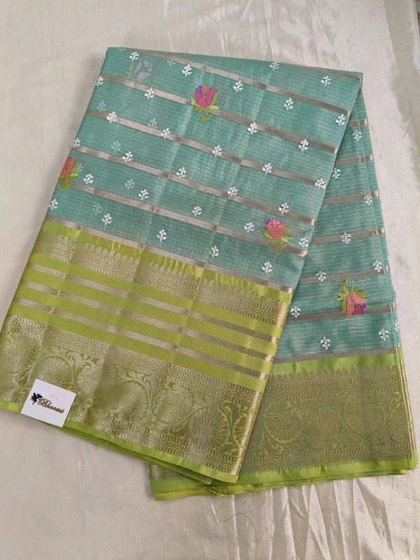 SILK KOTA SAREE - sea green