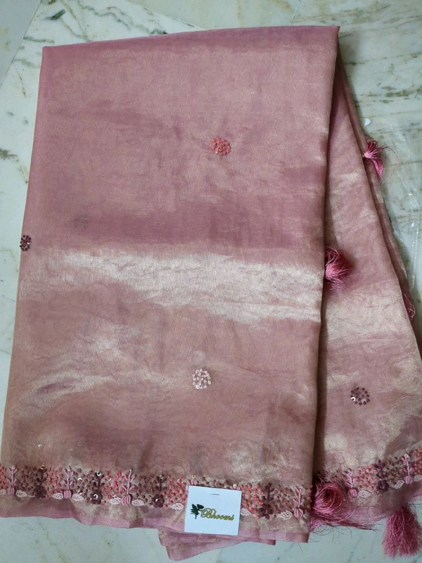 TISSUE HANDWORK - PEACH