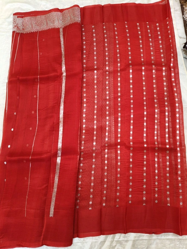 Pure Kora Organza - Red