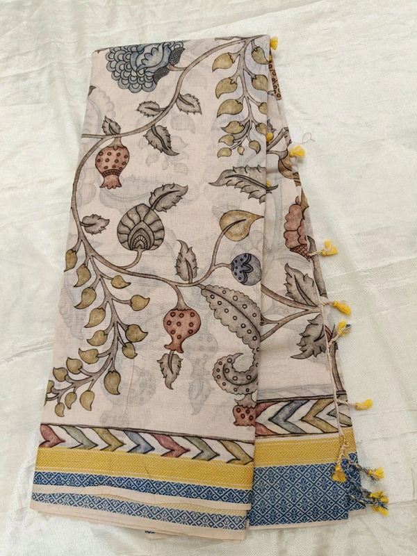 Pure Handloom Khadi Cotton - sand