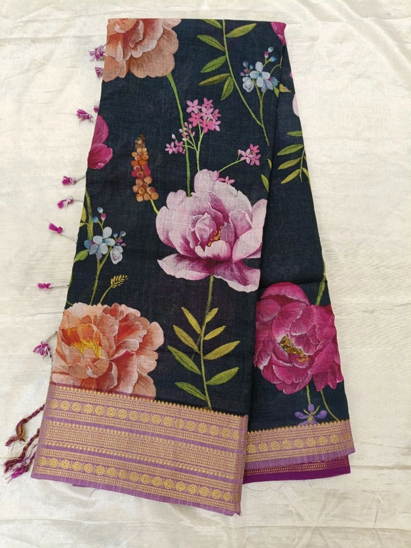 Pure Handloom Khadi Cotton - Black