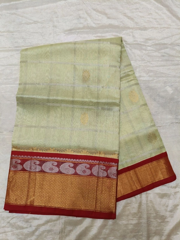 Pure Handloom Kuppadam - Green