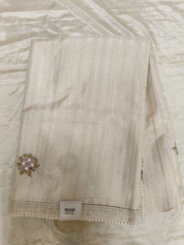 Tusser Hand Work - Brown