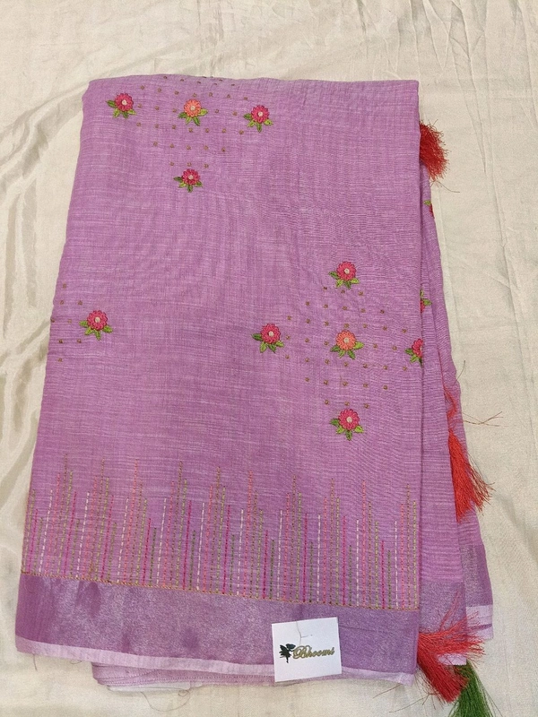 Linen Work  - Pink Lace