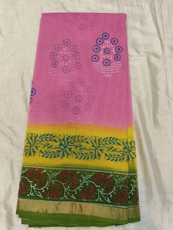 Pure Cotton Kota - Pink
