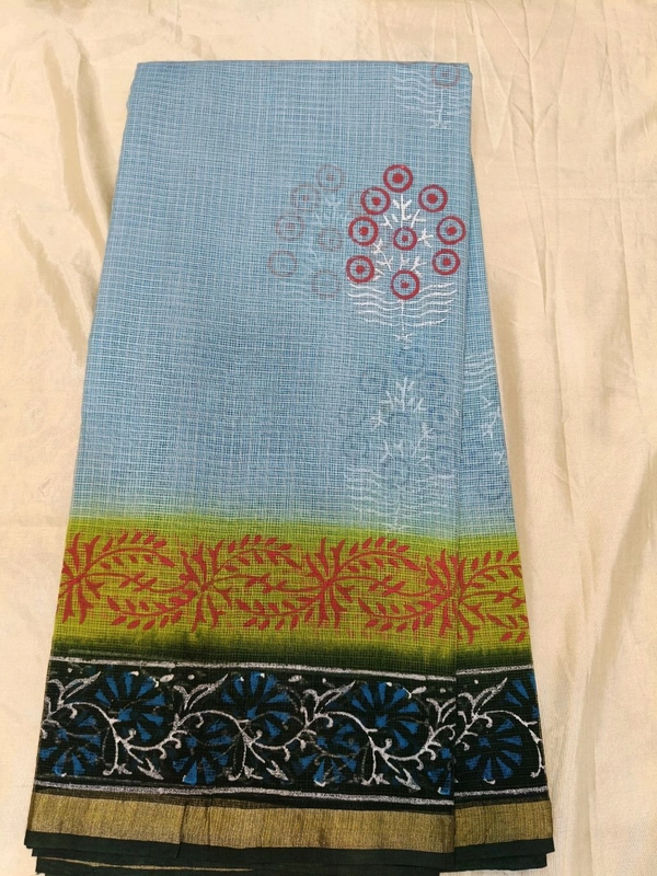 Pure Cotton Kota - Blue