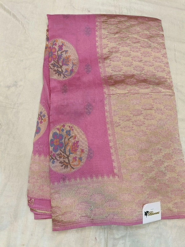 Tusser Georgett - Blush Pink