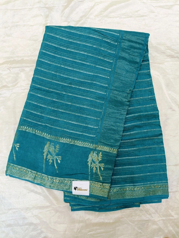 dola weaving - teal green