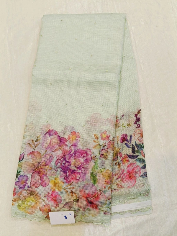 semi silk kota - mint green 4