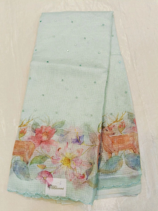 semi silk kota - mint green 6