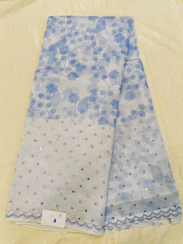semi silk kota - blue 13