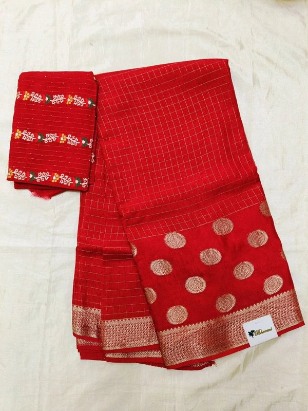 dola silk - Red