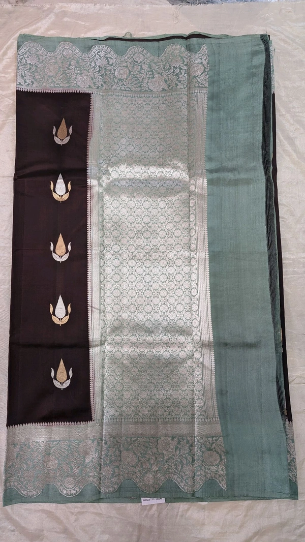 Pure Handloom Raw Mango - coffee brown