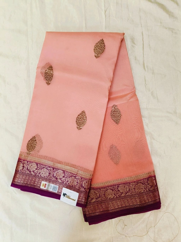 Pure Handloom Kora - Sundown