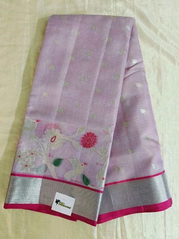 Silk Kota Saree - lavender