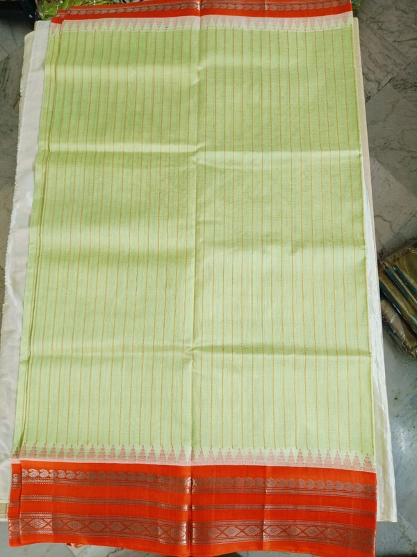 Pure Handloom Kuppadam - Green