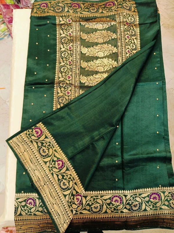 Pure Handloom Raw Mango - Japanese Laurel