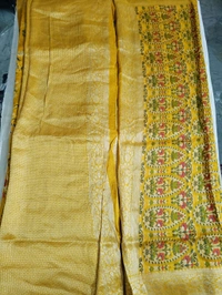 tusser georgette - Gold