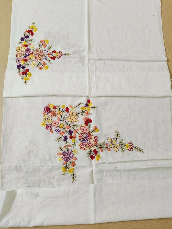 Hand Work Blouse - white 4