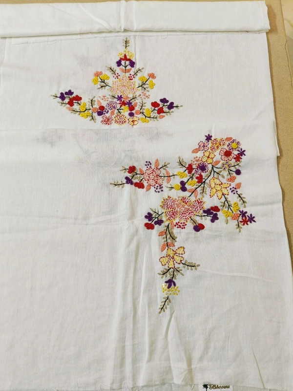 Hand Work Blouse - white 8